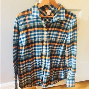 J. Crew women’s flannel shirt
